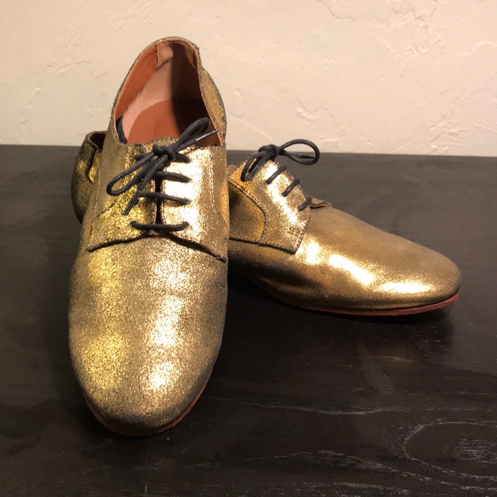 Rachel Comey Gold Oxfords